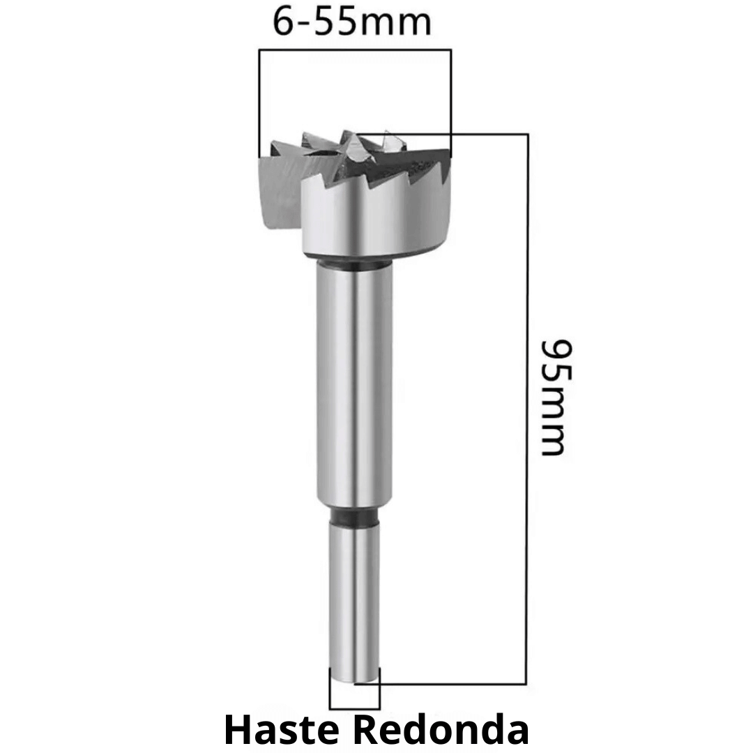 Broca Serra Copo Aço Carbono 6mm - 30mm
