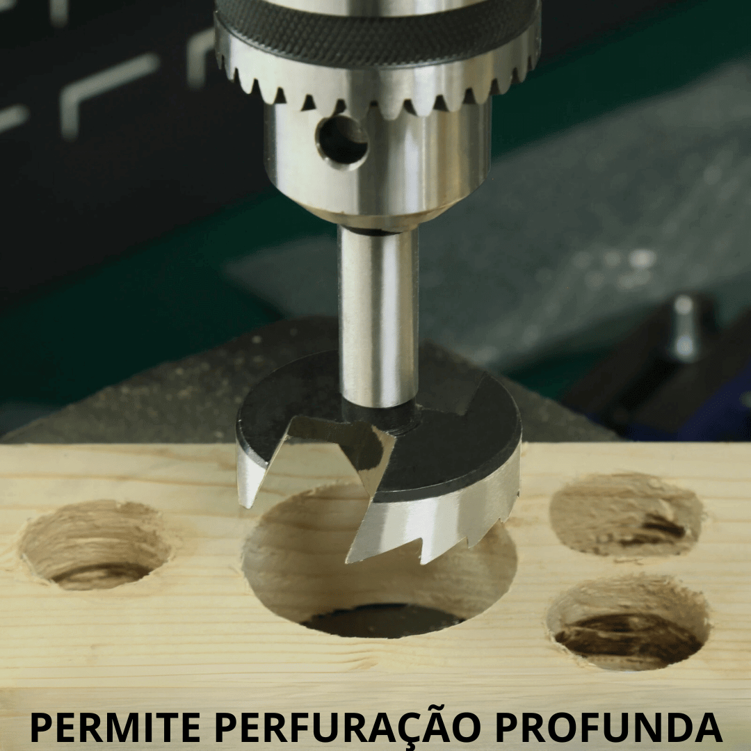 Broca Serra Copo Aço Carbono 6mm - 30mm