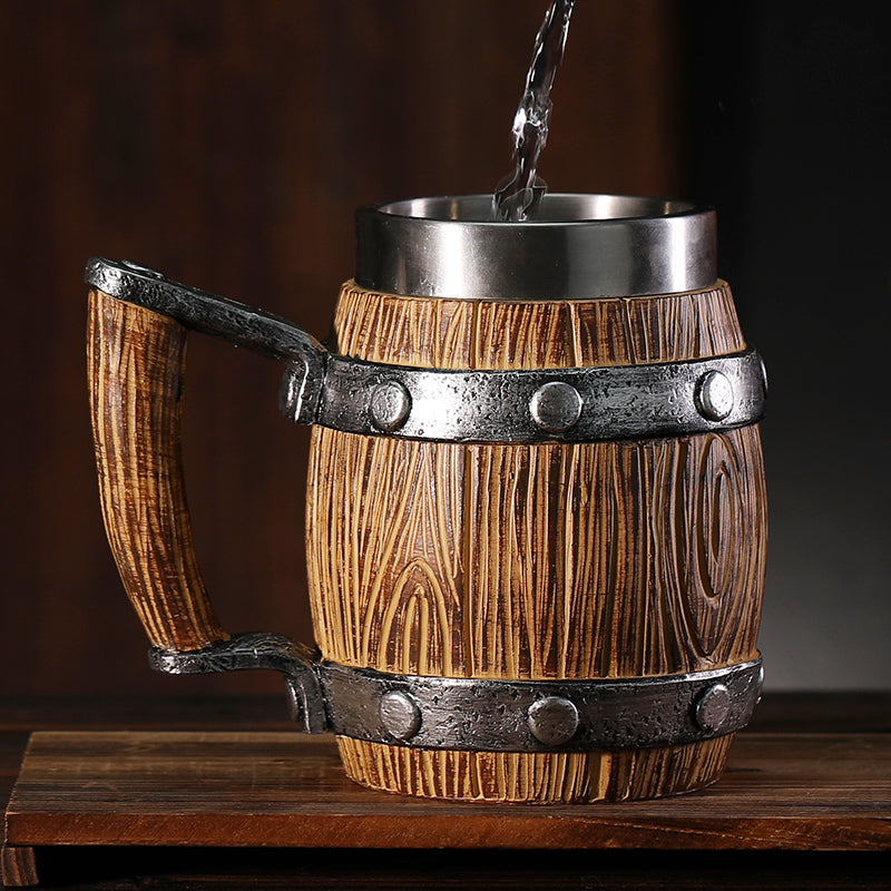Caneca Térmica em Aço Inox Duplo Viking 600ml