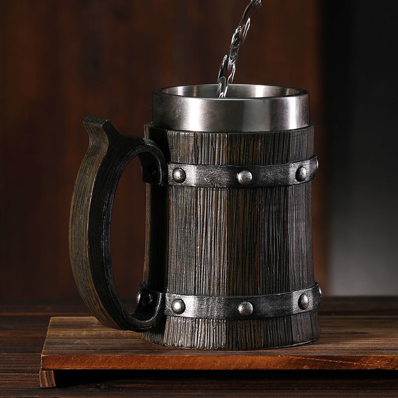 Caneca Térmica em Aço Inox Duplo Viking 600ml