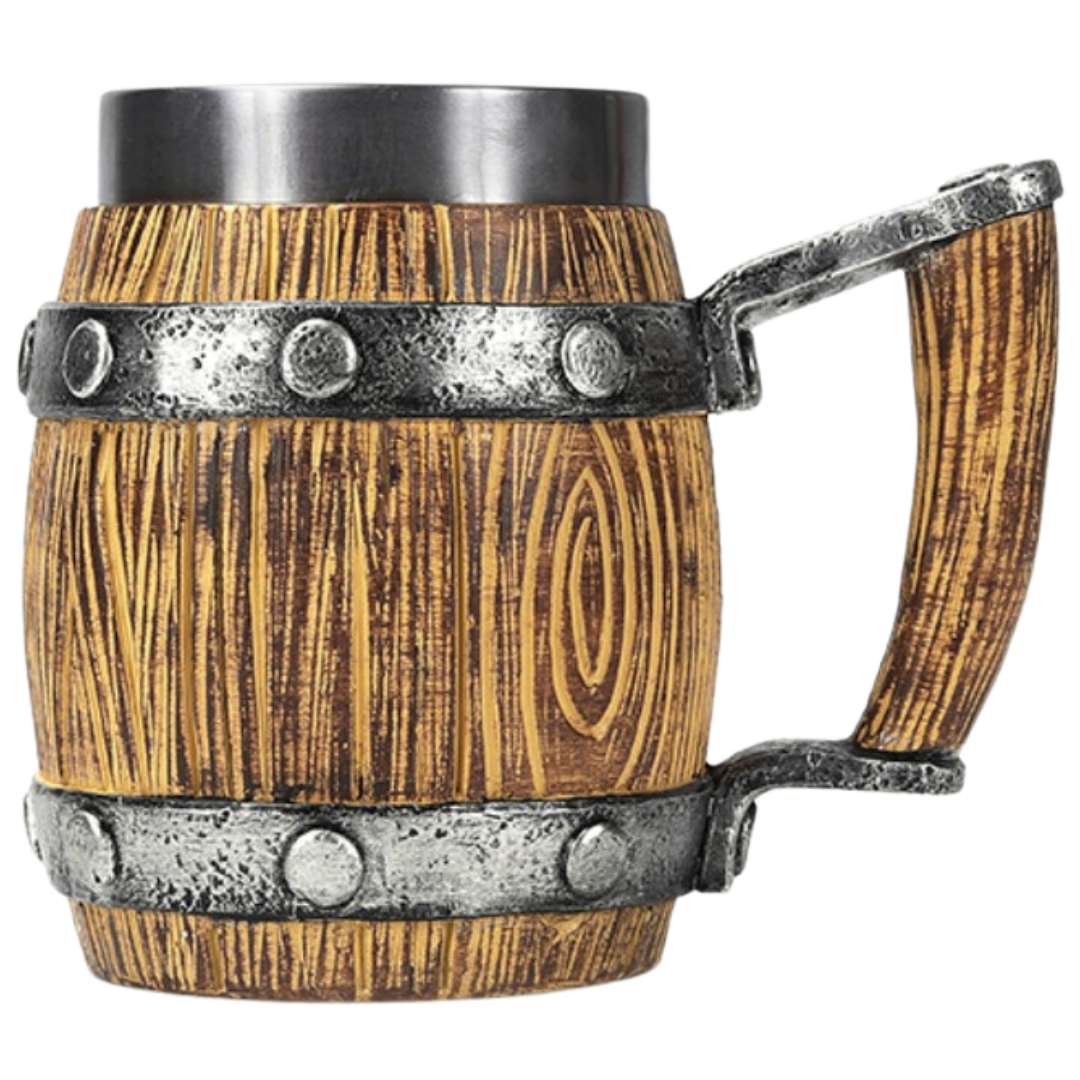 Caneca Viking em Aço Inox Duplo