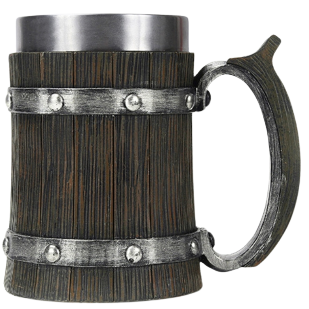Caneca Viking em Aço Inox Duplo