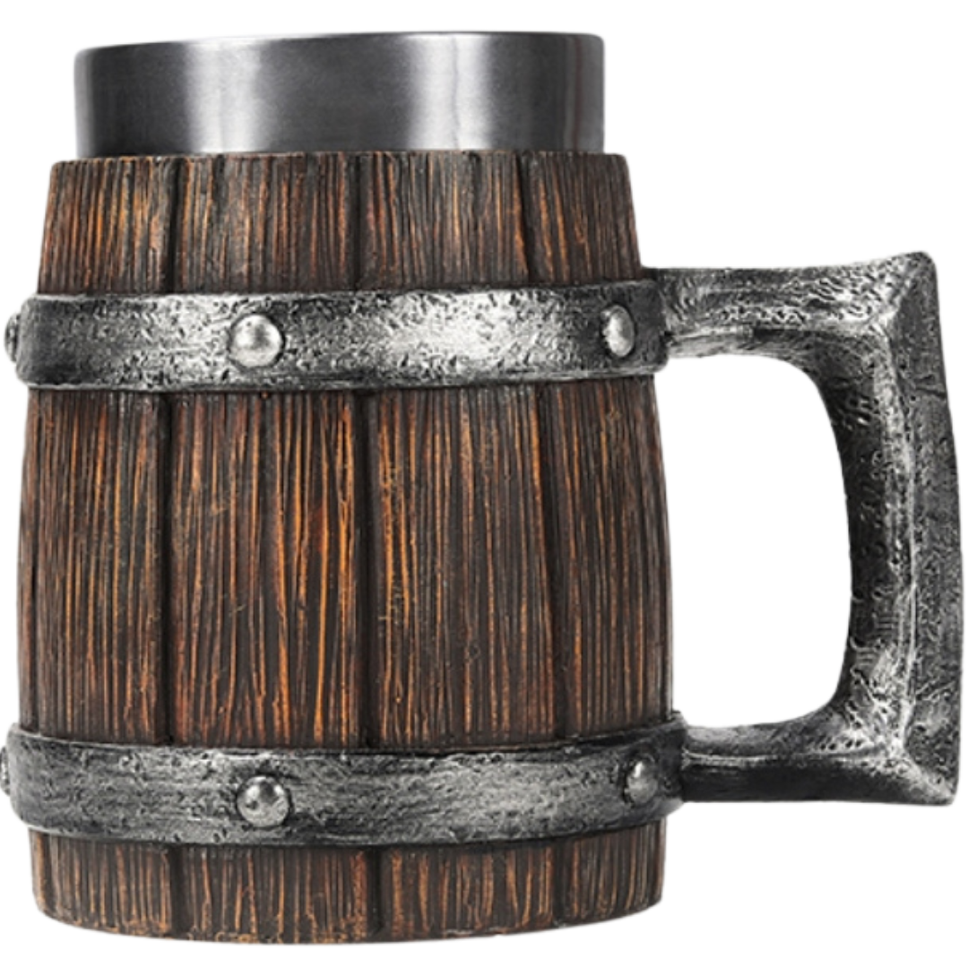 Caneca Viking em Aço Inox Duplo