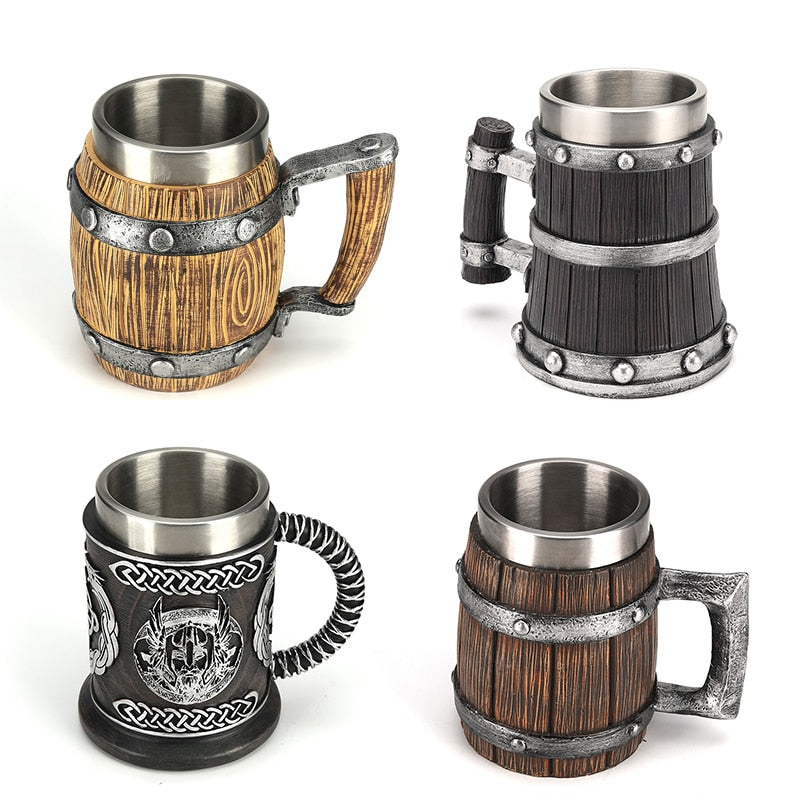 Caneca Térmica em Aço Inox Duplo Viking 600ml