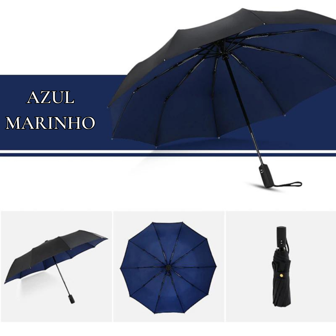 Guarda Chuvas e Sombrinha Automático Resistente ao Vento