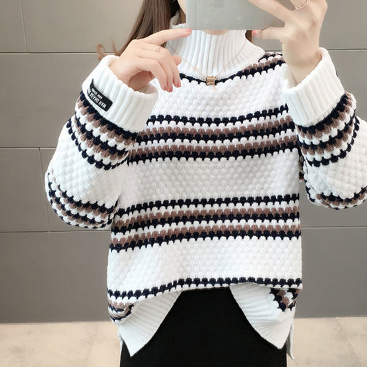 Suéter Feminino Gola Alta Quente