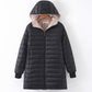Parka Forrada com Capuz modelo Gomos
