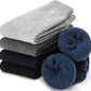 Meias Grossas de Inverno Merino 5 pares