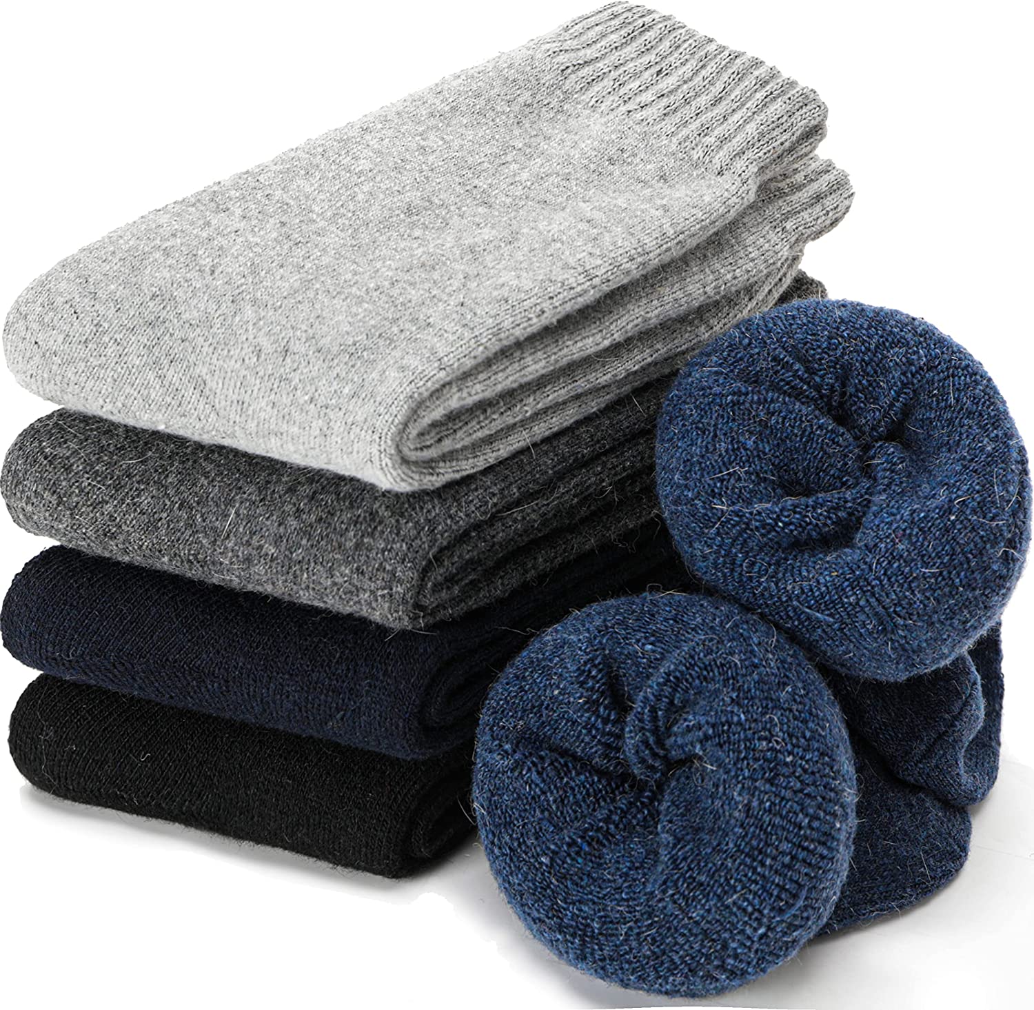 Meias Grossas de Inverno Merino 5 pares