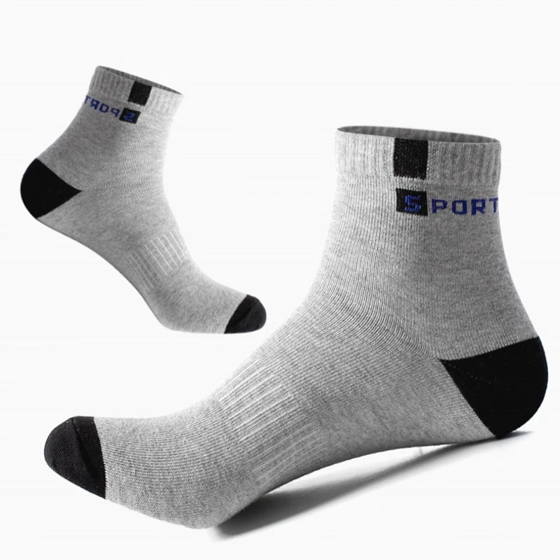 Meias Desportiva Algodão kit 5