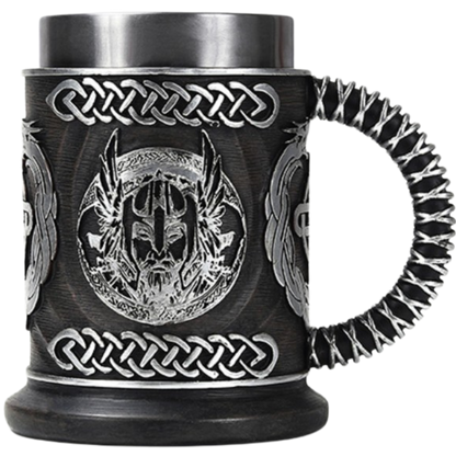 Caneca Viking em Aço Inox Duplo