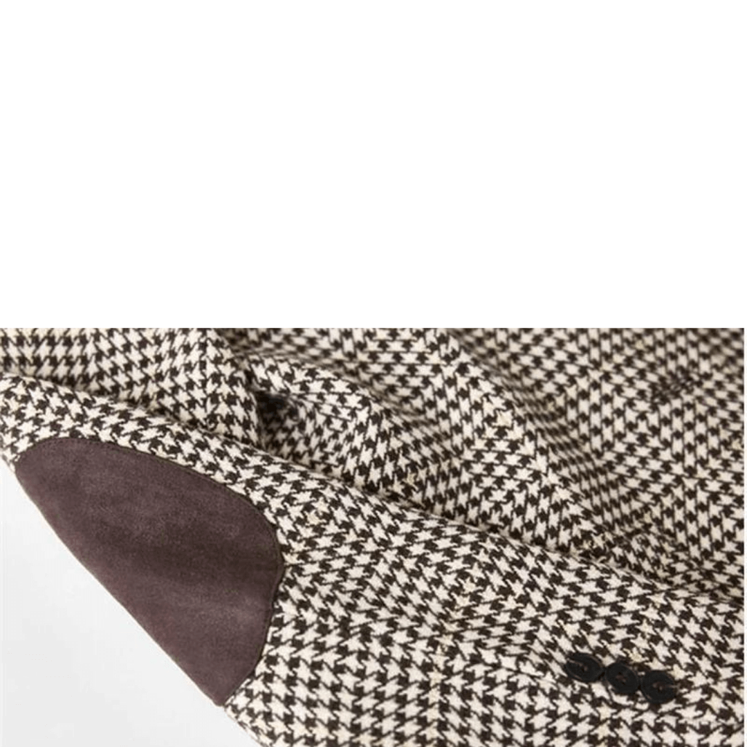 Blazer Feminino Quadriculado e Patch