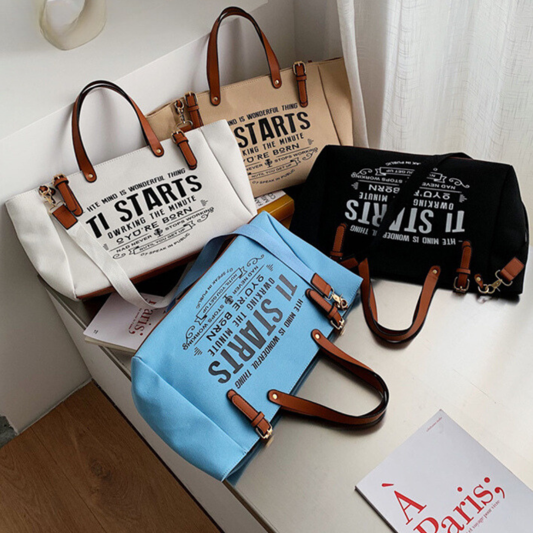 Bolsa Feminina Grande de Lona
