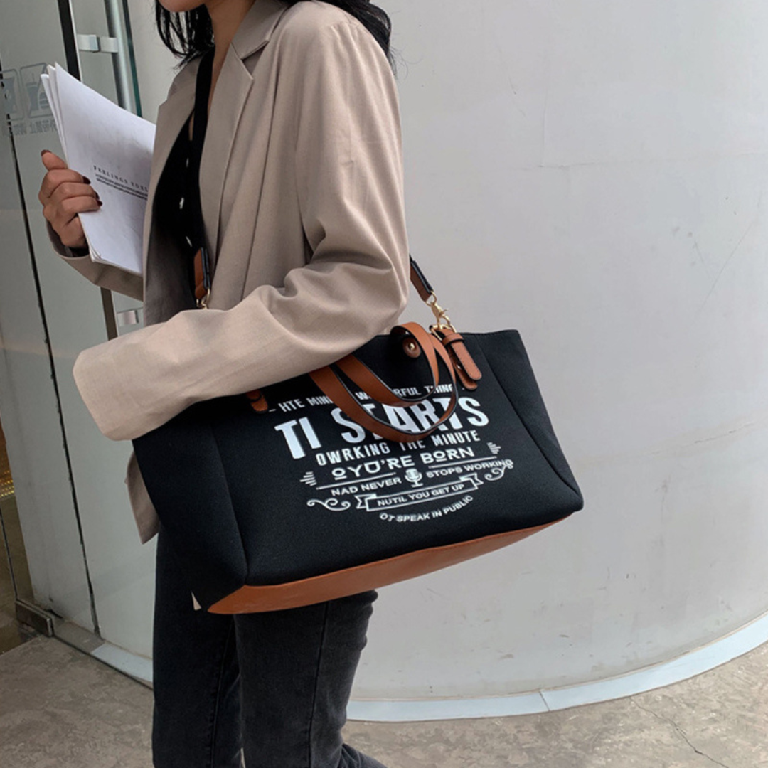 Bolsa Feminina Grande de Lona