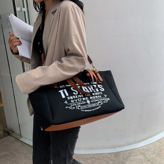 Bolsa Feminina Grande de Lona