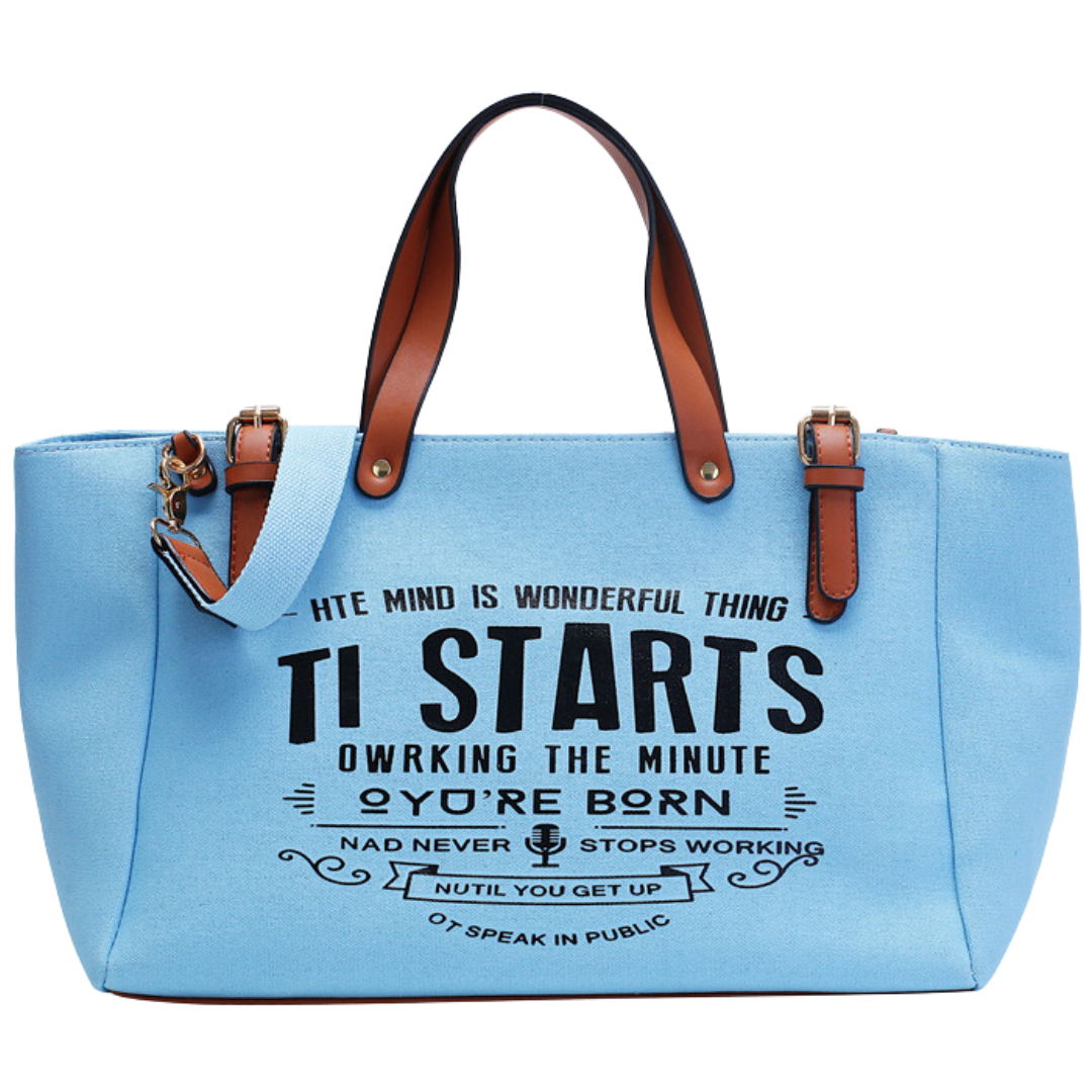 Bolsa Feminina Grande de Lona