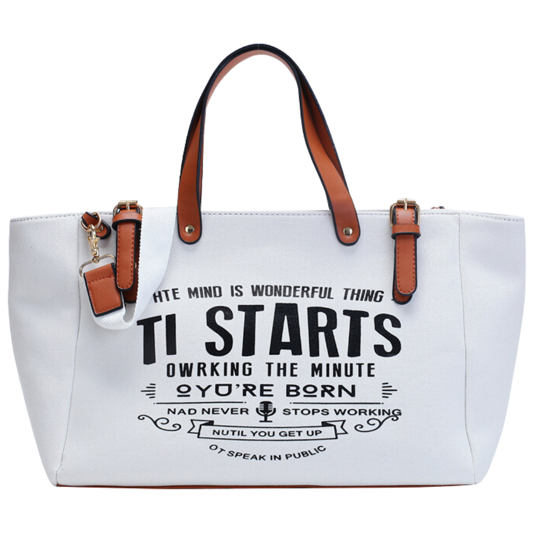 Bolsa Feminina Grande de Lona