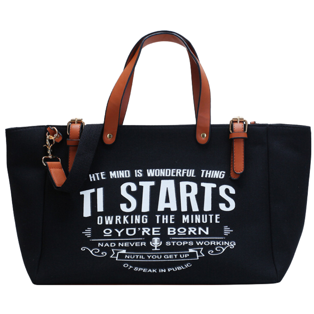 Bolsa Feminina Grande de Lona