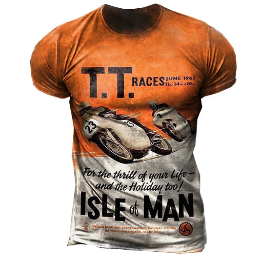 Camiseta Masculina Retrô Motor Oil